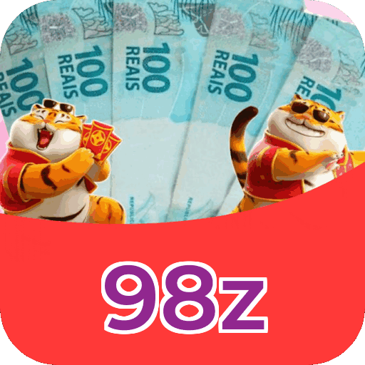 Interface do aplicativo 98z mostrando jogos disponíveis no iOS e Android